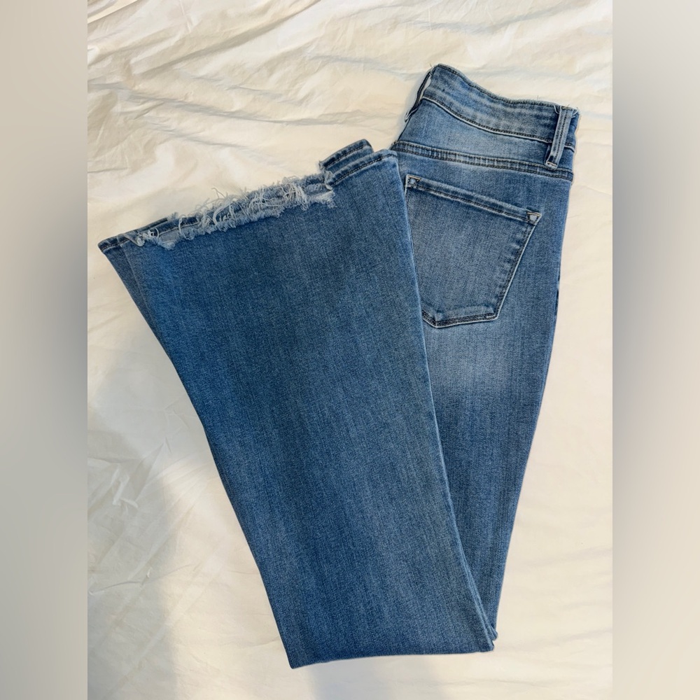 Flying Monkey Frayed Flare Denim